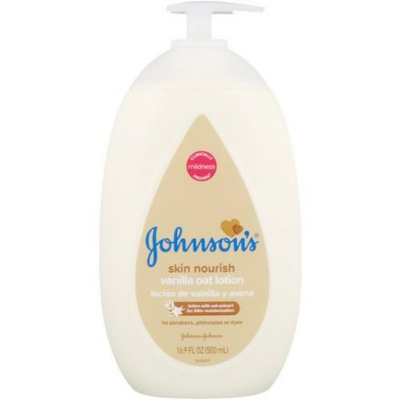 Johnson & Johnson, Skin Nourish, Vanilla Oat Lotion, 16.9 fl oz (500 ml) - Picture 1 of 2